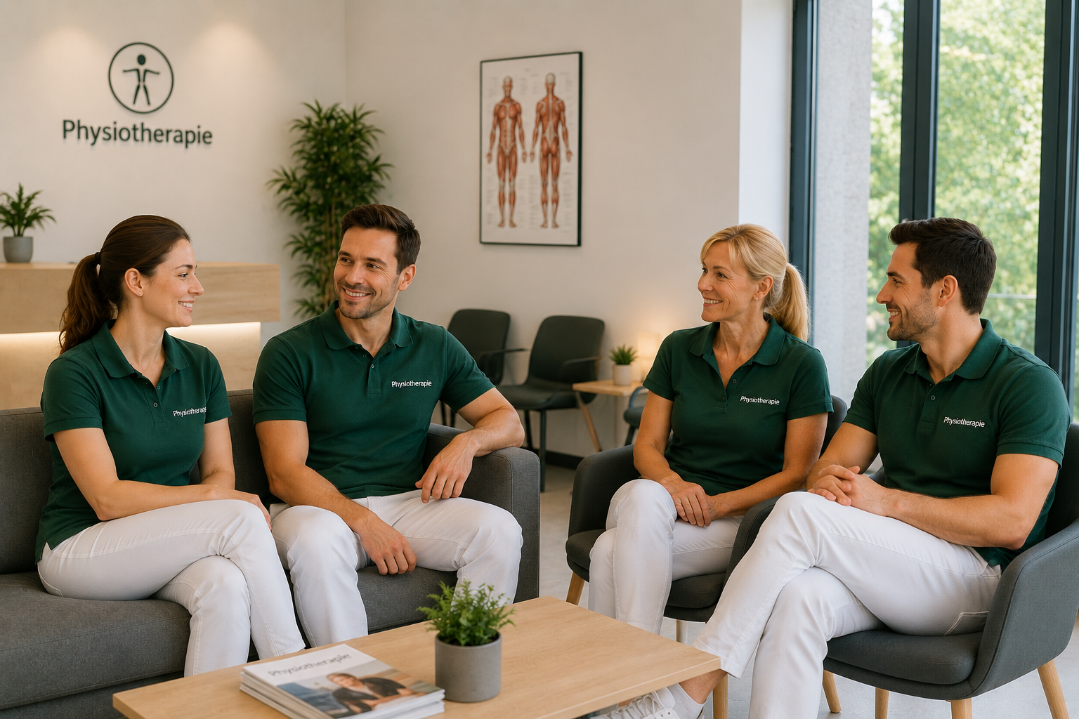 Therapeut im Behandlungsraum