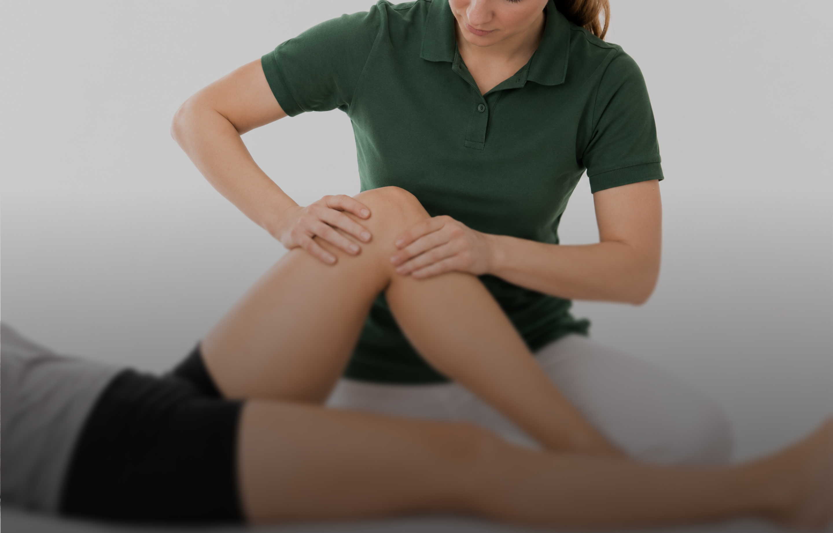 Physiotherapeutische Behandlung des Knies